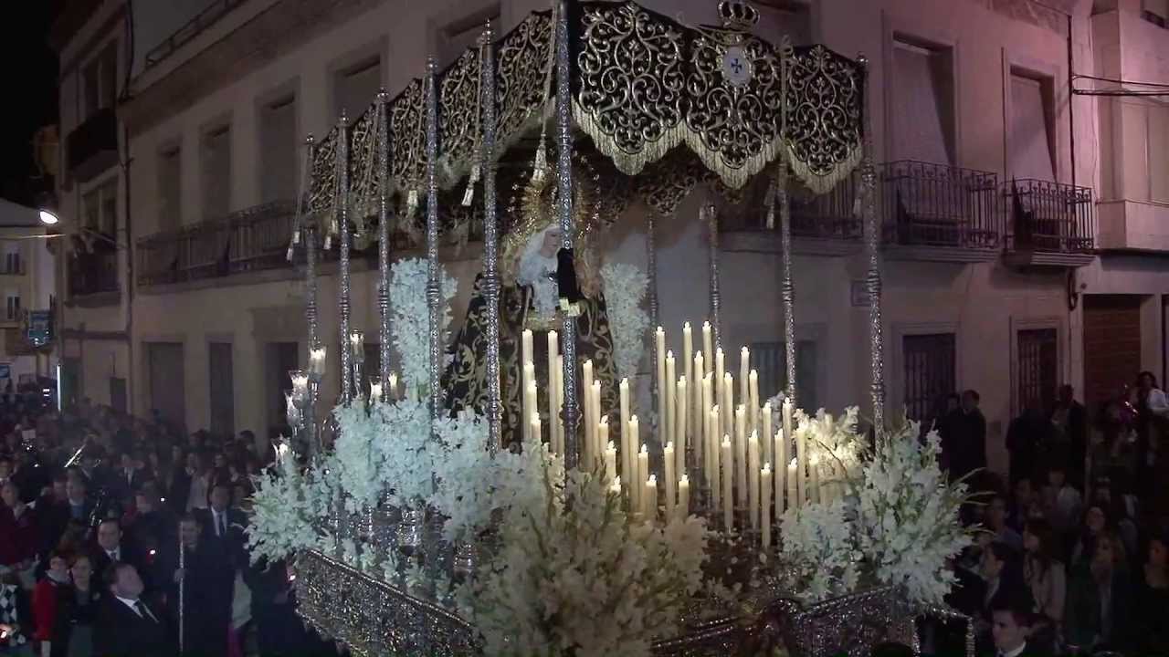 Nuestra Señora de los Dolores con Triana de Esperanza Cantada. La Rambla (Córdoba) 2010