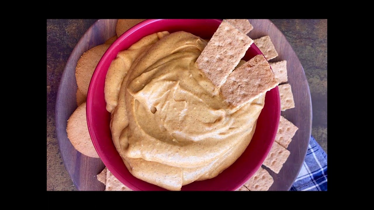 The BEST Pumpkin Dip Recipe - It Tastes Like Pumpkin Cheesecake!