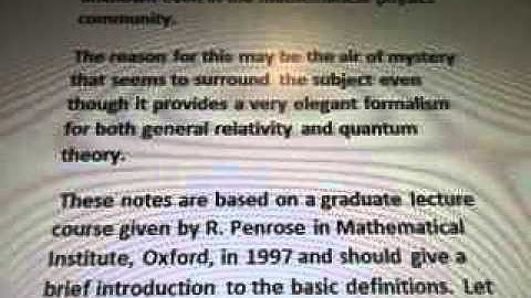 Line 22 7b103 Twistor Theory Penrose Spinor Space Hermitian Matrix WOW SETI