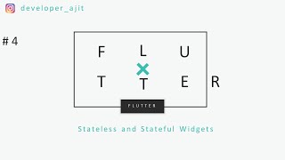 #4 Stateless and Stateful Widgets in flutter  in hindi
