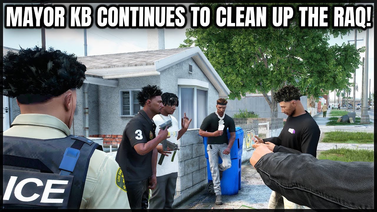 Mayor KB Continues To Clean Up The Raq! | GTA RP | GrizzleyWorld Chiraq