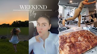 Weekend Vlog | making cheesecake, running errands, celebrating