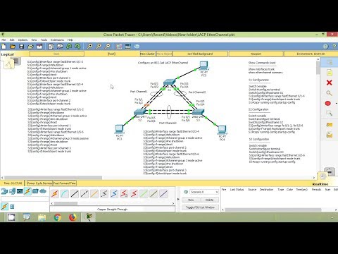Configure an 802.3ad LACP EtherChannel in Packet Tracer | CISCO Certification