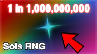 THE LUCKIEST PEOPLE EVER IN SOLS RNG!😱✨ (1B+)