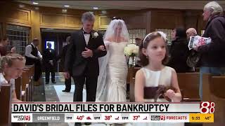 David's Bridal files for bankruptcy