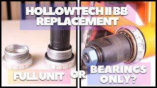 картинка: Руководство по замене Shimano Hollowtech II: только подшипники или полная каретка?