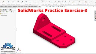 SolidWorks Practice EXERCISE-3 || SolidWorks Tutorial in Hindi || SolidWorks
