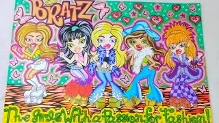 🎨🖌🖍🦋BRATZ DOLLS Illustration Art Work Start To Finish 🦋🖍🖌🎨😘