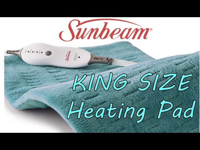 Sunbeam King Size Heating Pad - YouTube