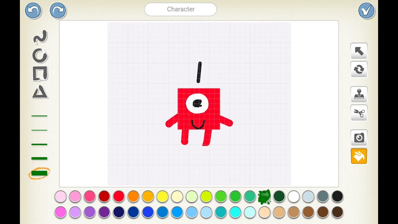 How to make numberblocks in scrtach jr pt1