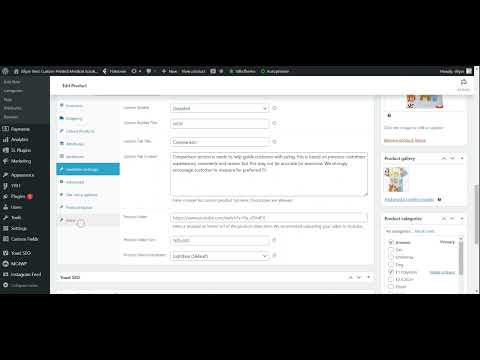Edit Custom Tabs
