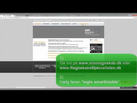 Smartkladde quick guide til deling af bilag ved online login i smartkladde