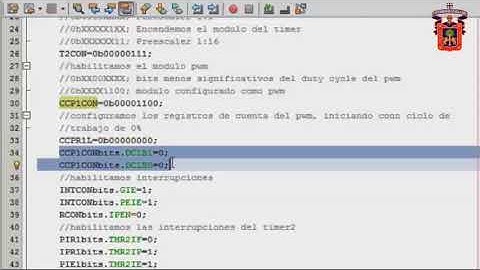 MODULO PWM DEL MICROCONTROLADOR PIC18F4550