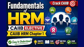 1. Fundamentals of HRM Part 2 โCAIIB HRM โ HRM Chapter 1โ CAIIB HRM Unit 1 โ HRM Unit 1