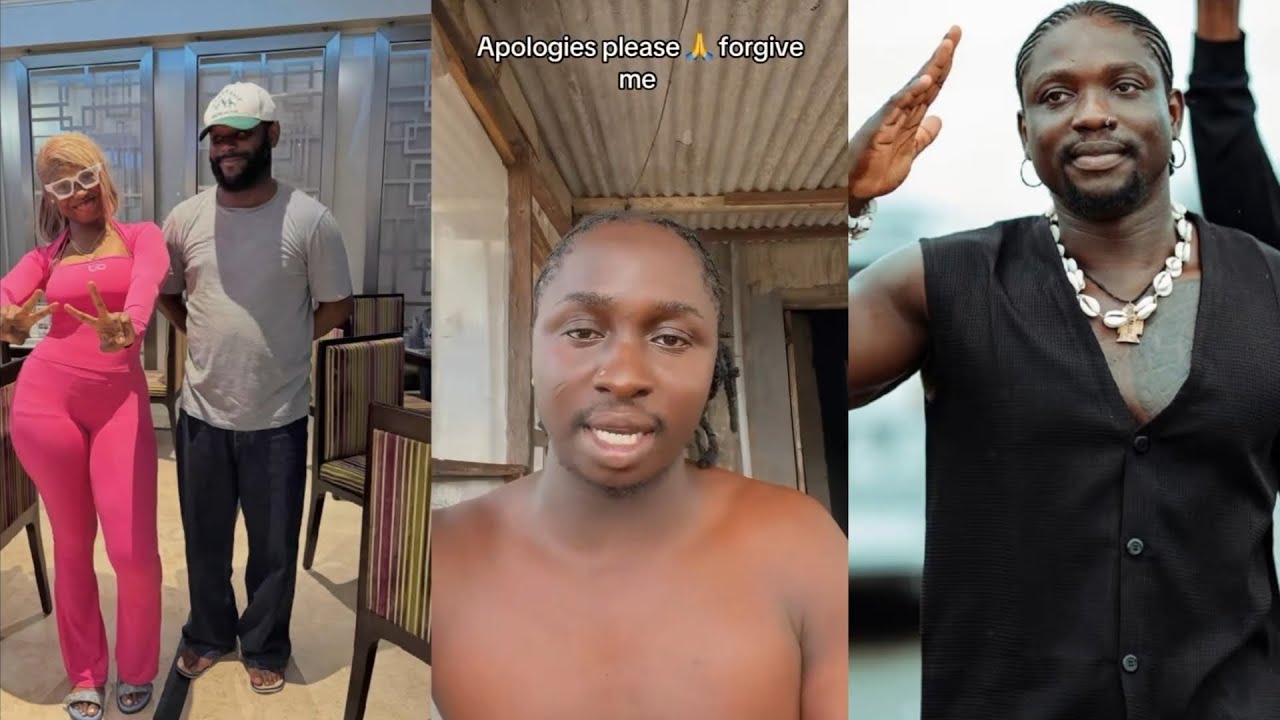 Alvinoflagos begs verydarkblackman to forgive him for supporting King Mitchy. 