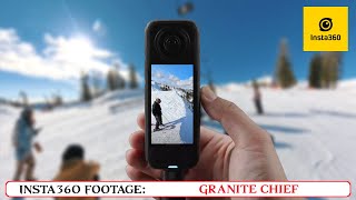 360 Footage: Granite Chief Cornice Drop