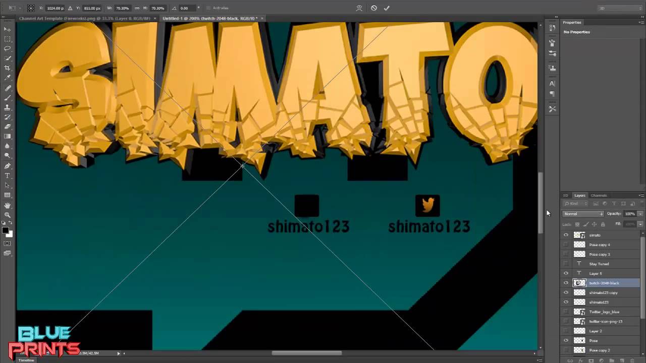 Channel banner speed art - Shimato123