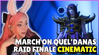 SHE'S BACK! | Zepla watches March on Quel'Danas Raid FINALE CINEMATIC [World of Warcraft]