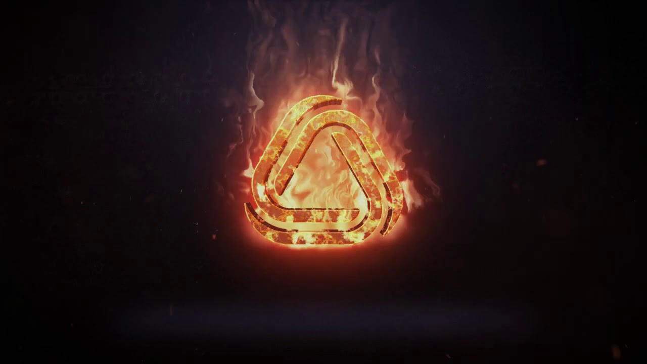 63  3D Burning Logo | Logo Animation | Logo Reveal | YouTube Intro