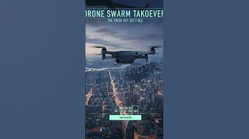 Drone Swarm Takeover in 4K | AI-Controlled Sky Simulation