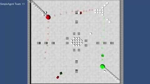 Mars Explorer multi-agent simulation in Unity