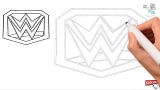 wwe drawing easy draw step very getdrawings
