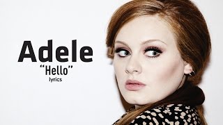 Adele - Hello (Lyric Video)