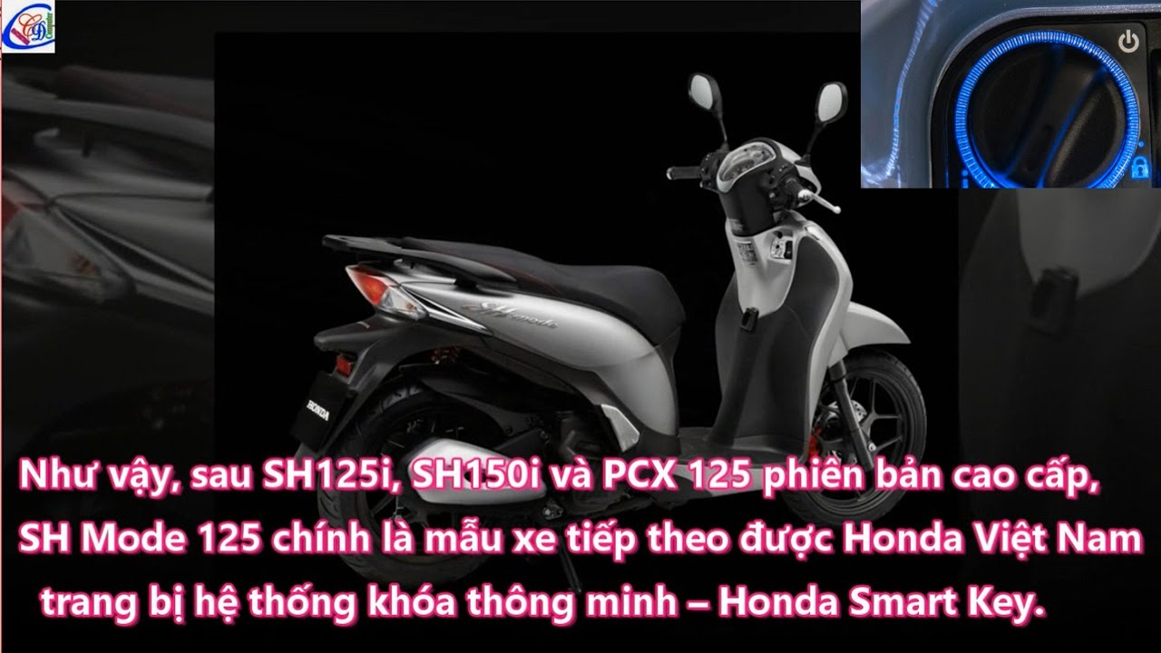 Honda SH Mode 2017 trang bị hệ thống khóa thông minh - Honda Smart Key ...