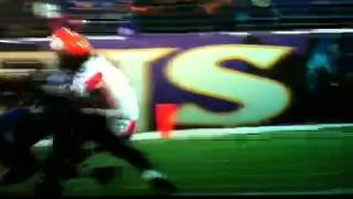 Josh Cribbs hit vs. Baltimore Ravens