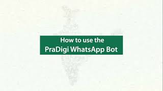 How to use the PraDigi WhatsApp Bot? | #PraDigiCreativityClub screenshot 2