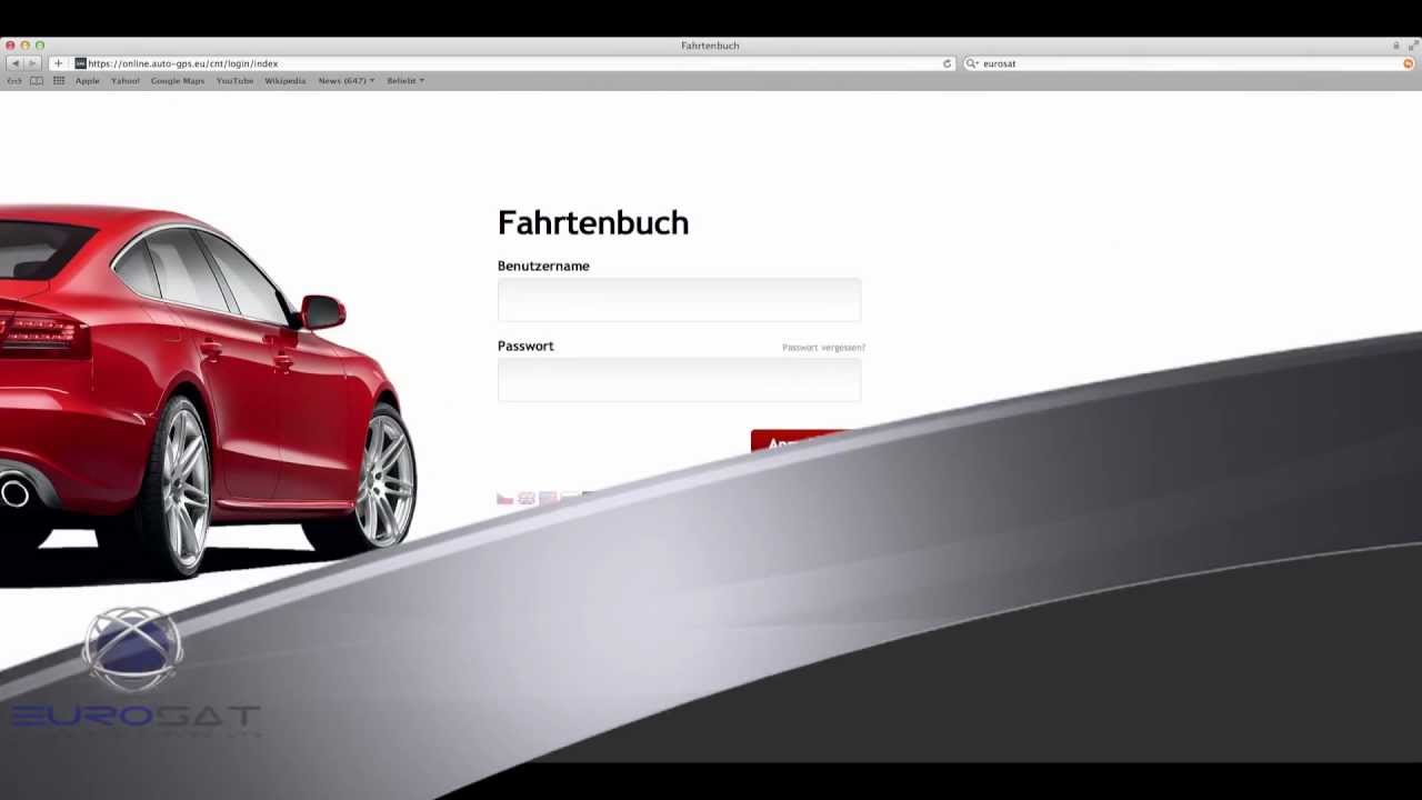 GPS Ortung - Funktionen des Fahrtenbuches