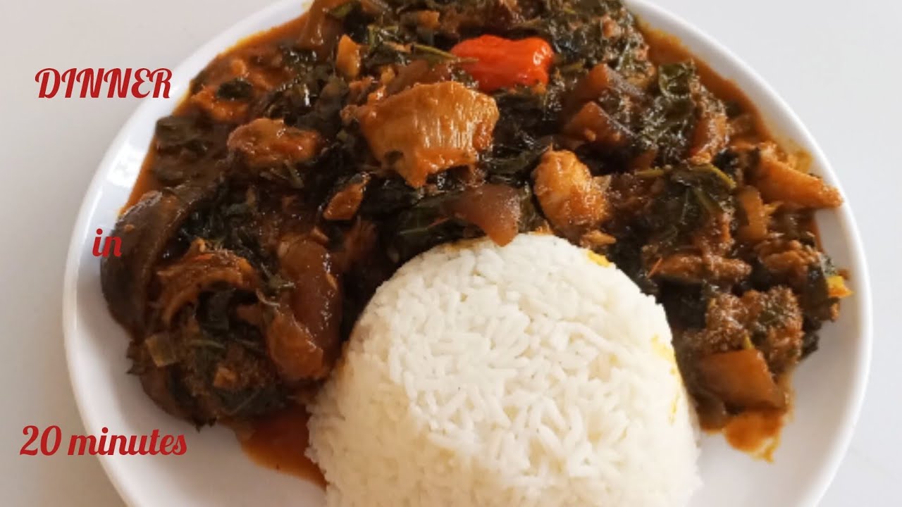 Healthy dinner Rice and vegetable Stew in under 20 minutes 