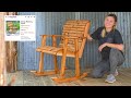 Time-lapse / $300 Wayfair Cedar Rocking for ONLY $100. DIY Build (no plans) in under 8 minutes!