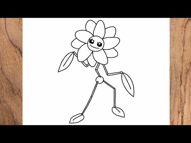 Como DESENHAR a DAISY do Poppy Playtime Chapter 2 - Como DIBUJAR a DAISY de Poppy  Playtime Chapter 2 