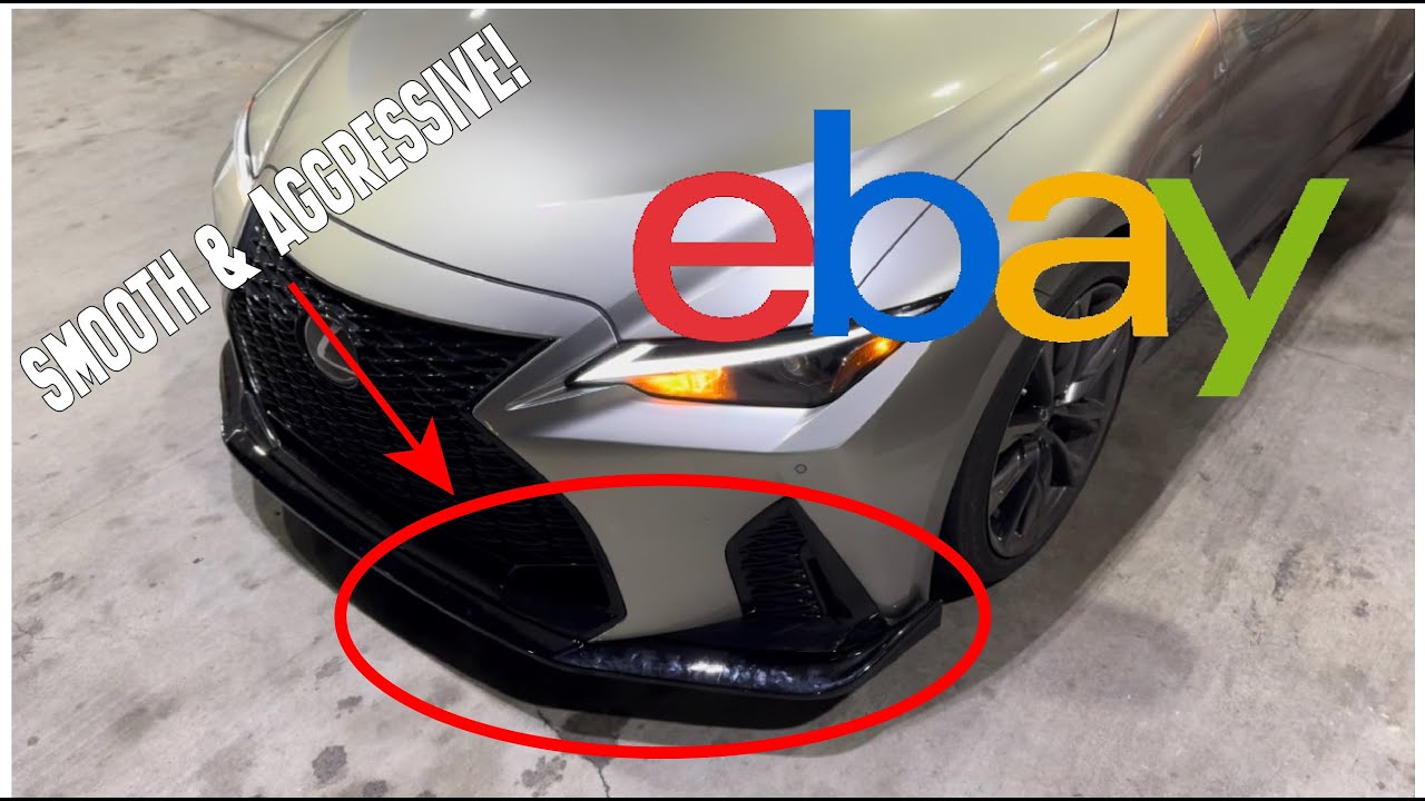 Installing *NEW* Ebay Front Lip $120 (Lexus IS350 2022)