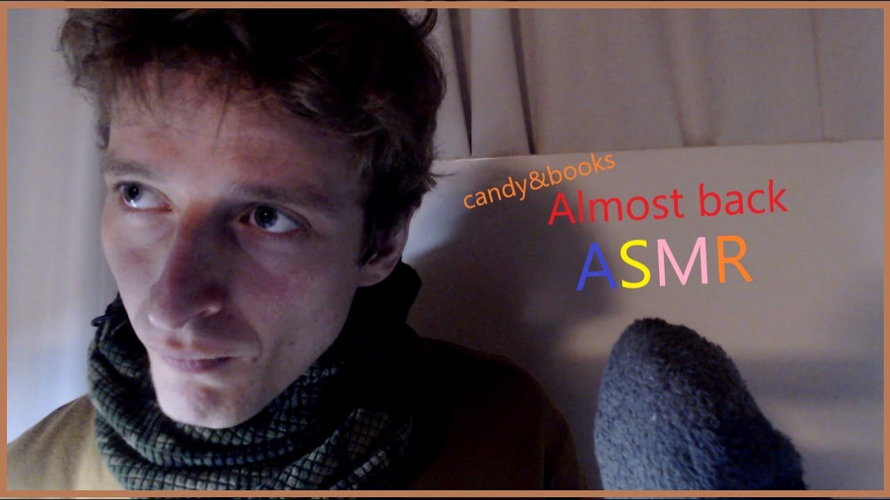 almost back ASMR - chewy candy & books show and tell