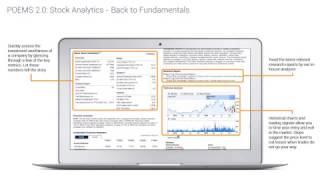 POEMS 2 0 Stock Analytics Back to Fundamentals