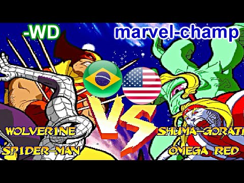 Marvel Super Heroes Vs. Street Fighter - -WD vs marvel-champ FT5