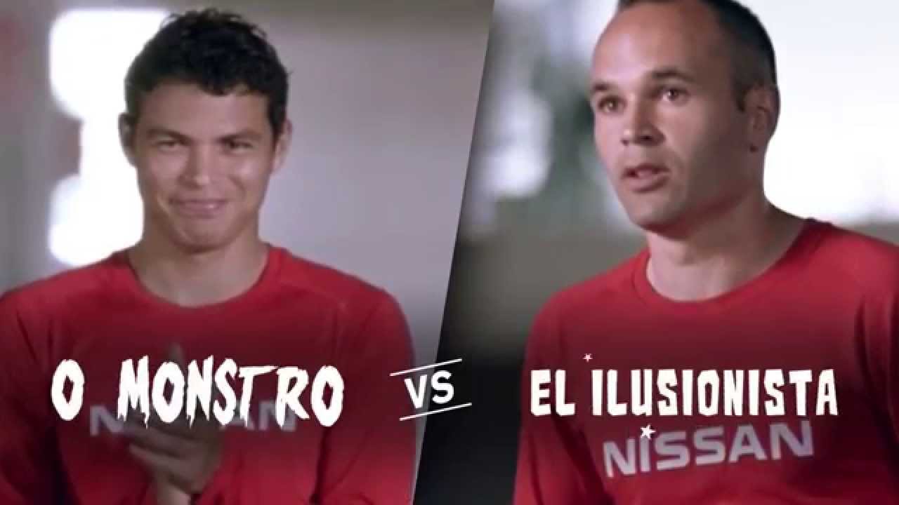 O Monstro vs El Ilusionista #TeamIniesta #PSGFCB