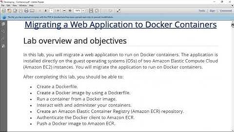 Migrating Web Application to Container on AWS - Anand K