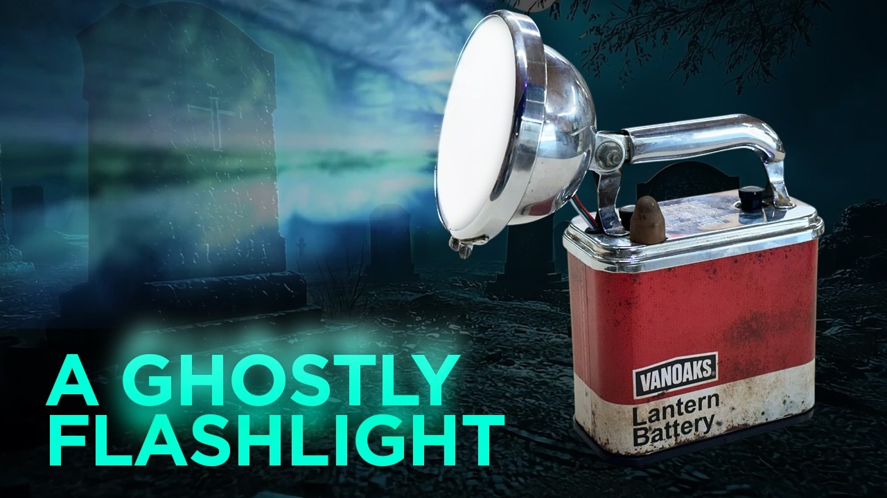 This "Broken" Flashlight is Actually Talking to Ghosts... (DIY Haunt Prop)