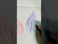 🌿leaf Art | Creative Art #art #drawing #painting #shorts