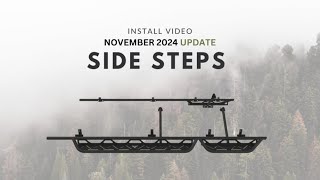 Install Video UPDATE // Vanspeed Sprinter Side Steps