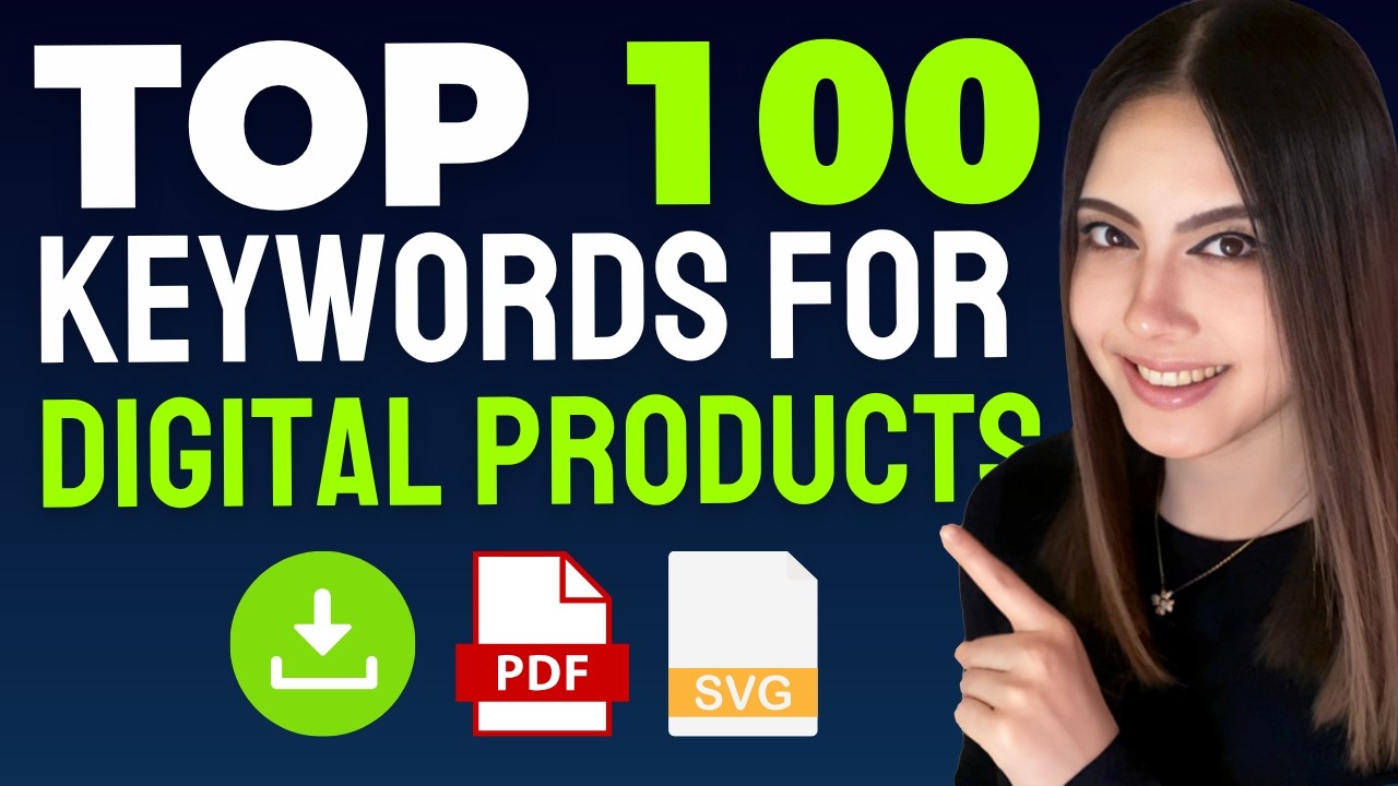 TOP 100 Digital Products Keywords On Etsy 2026