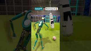 Robot Vs Mannequin: Dribbling And Scoring Challenge! 🤖⚽️🏃‍♂️ #Ultimateshowdown