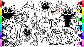 poppy playtime chapter 3 new coloring pages /how to color all monsters and bosses/nsc music