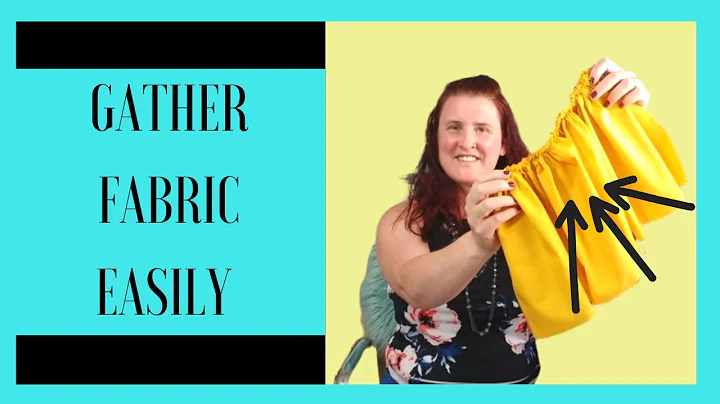 How to Gather Fabric on a Sewing Machine : quick sewing projects for beginners