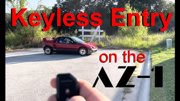 Autozam AZ-1 Keyless Entry + Alarm Install | AVITAL 3103LX