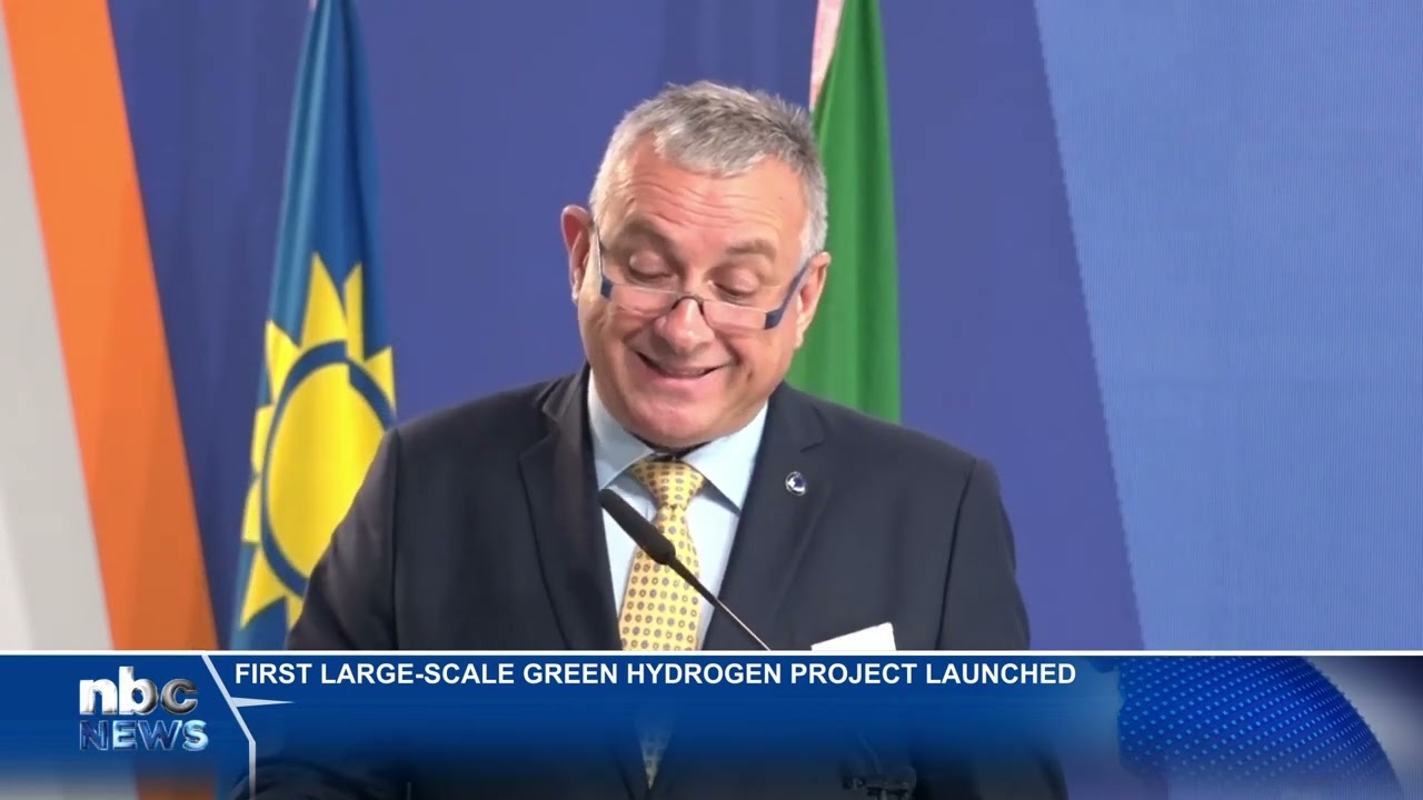 Still from Namibia launches first large-scale green hydrogen project - nbc