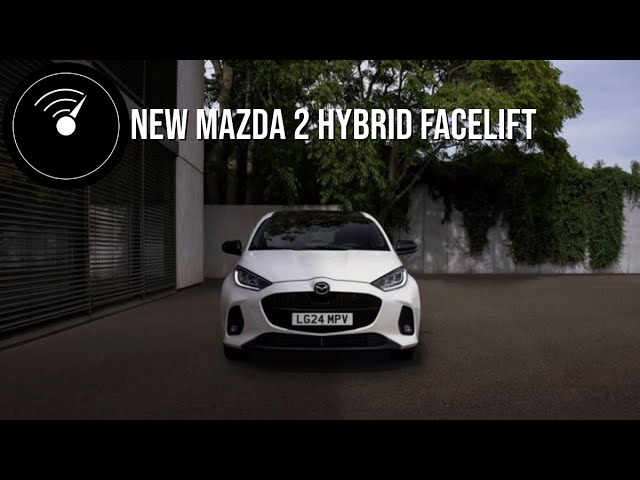 This is the new Mazda 2 Hybrid Facelift